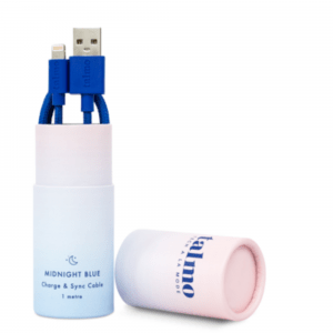 Charge and Sync 1m Lightning Cable (for Apple) - Midnight Blue