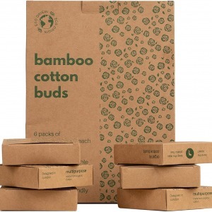 Eco Origin 600 Bamboo Cotton Buds Ear Swabs - Eco Friendly Q Tips