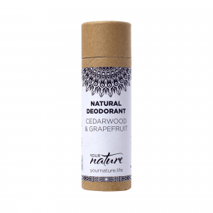 Natural Deodorant, Eco Friendly - Cedarwood & Grapefruit