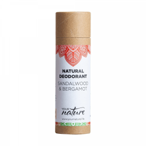 Natural Deodorant Stick- Sandalwood & Bergamot