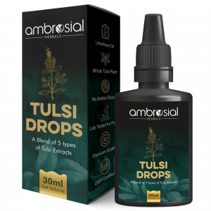 Ambrosial Tulsi Drops - 5 Tulsi 30ml