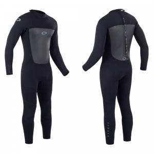 Osprey Men's Wetsuit Full Length 3mm Surf Wetsuit, Winter Wetsuit, Adult Neoprene Surfing Diving Wetsuit, Black - Medium