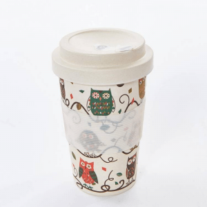 Owl On The Branch BAMBOO CUP