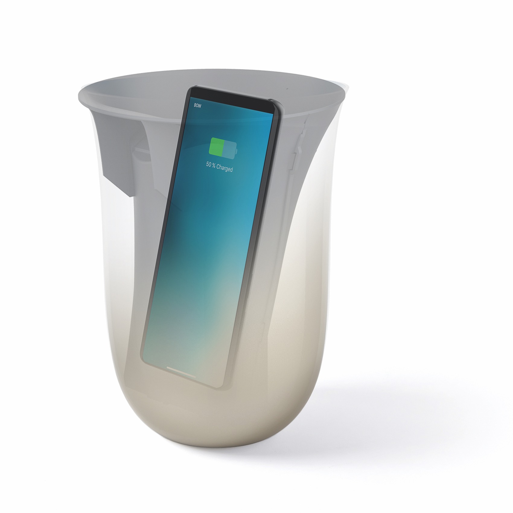 Lexon - OBLIO Wireless Charging Station + UV Sanitiser - Gold | The Supply  Republic